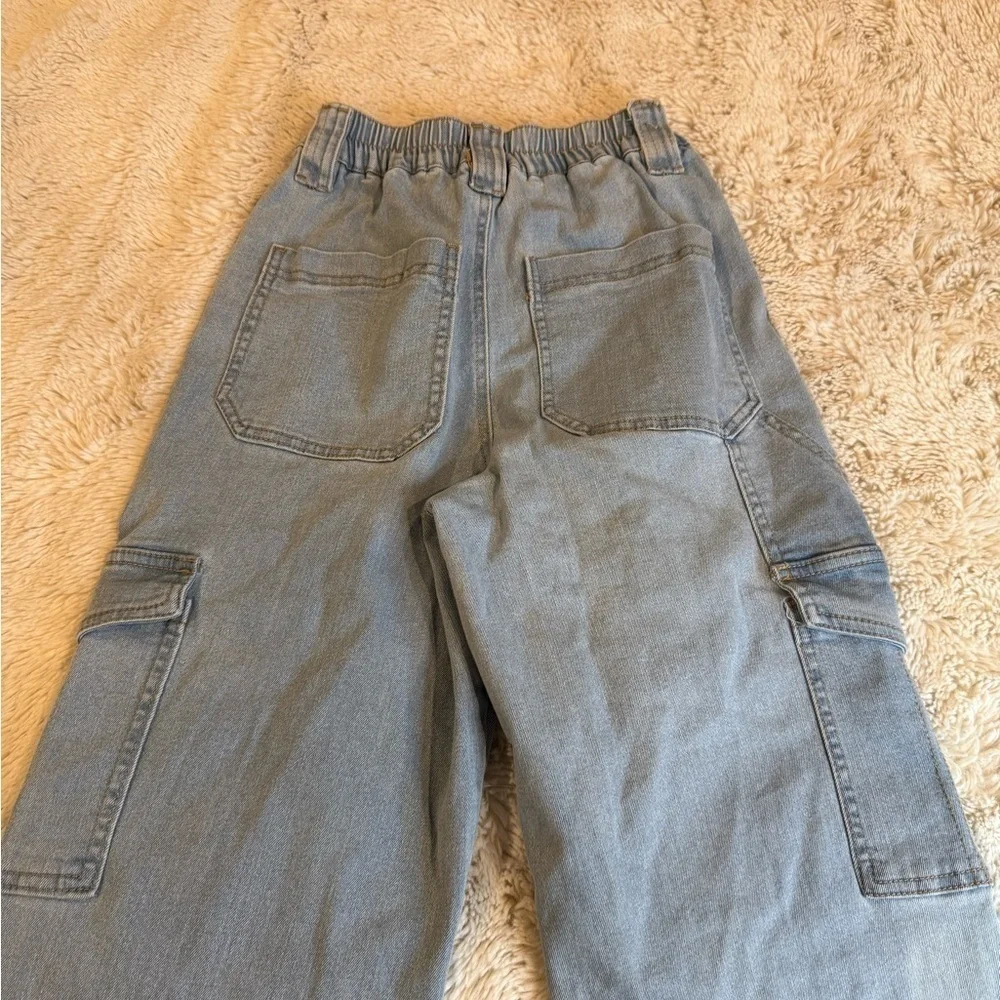 No Boundaries Light Blue Cargo Pants